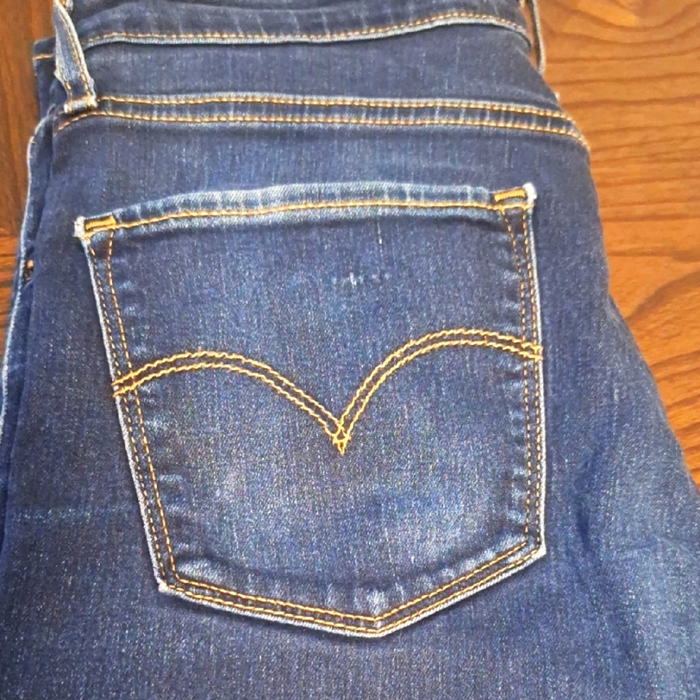 Women's Levi's Blue Jeans 721 High Skinny size 30